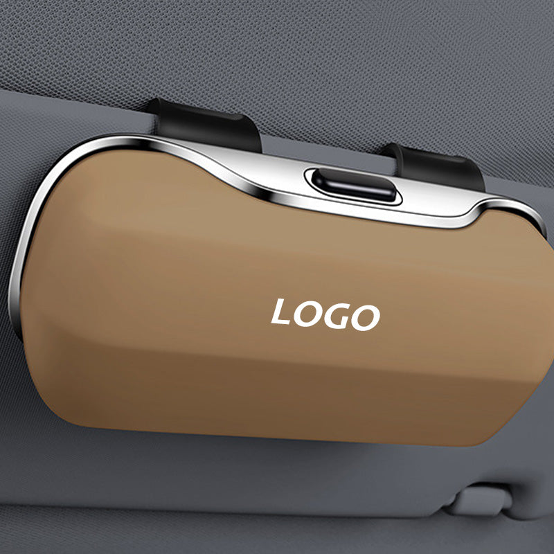 Étui à lunettes de soleil multifonctionnel pour voiture