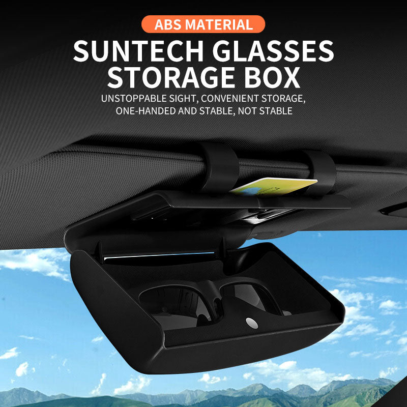 Boîte de rangement pour lunettes de voiture