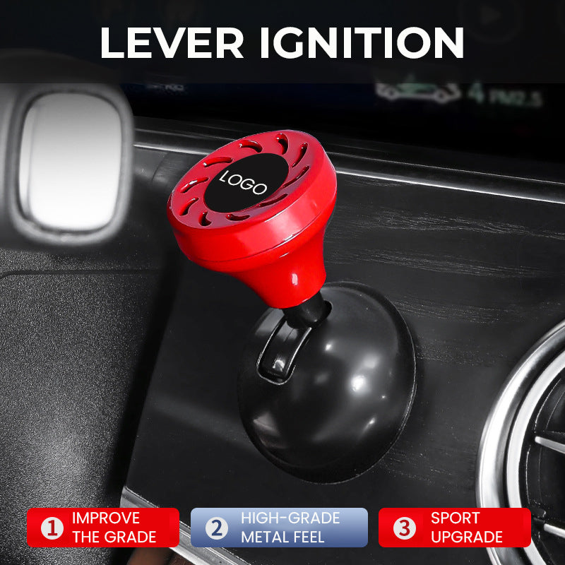 Personnaliser le levier de démarrage à un bouton en métal pour voiture