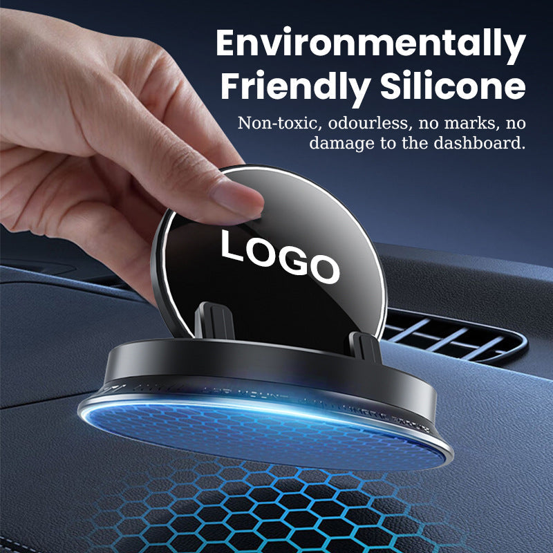 Support de téléphone portable multifonctionnel pour tableau de bord de voiture électrique avec logo