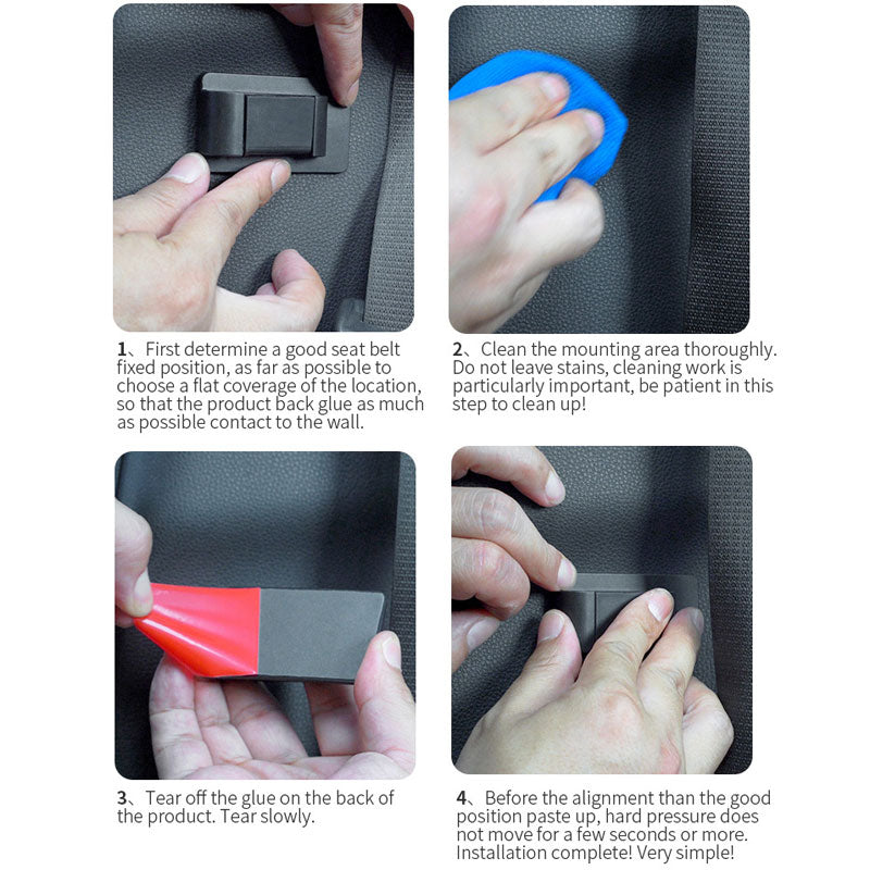 Ancrage de ceinture de sécurité pour voiture (2 pièces)
