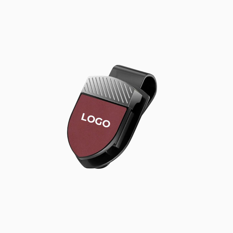 🕶️🚗 Porte-lunettes de soleil AutoClip personnalisé avec logo ✨