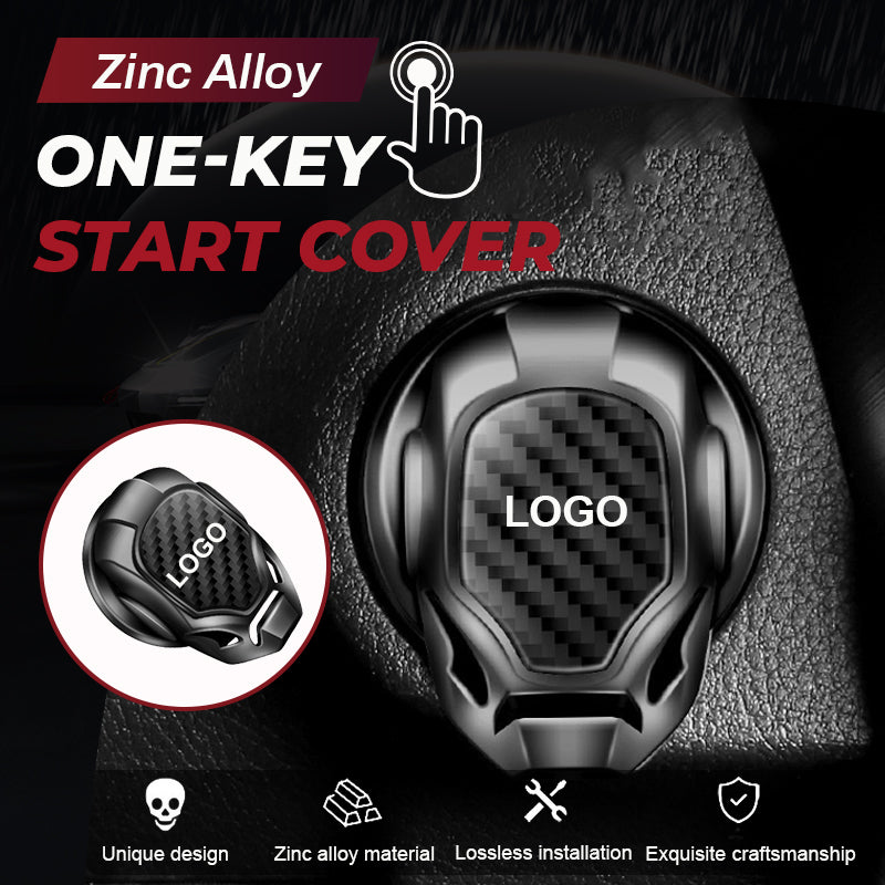 Couvercle de démarrage à une clé en alliage de zinc😎