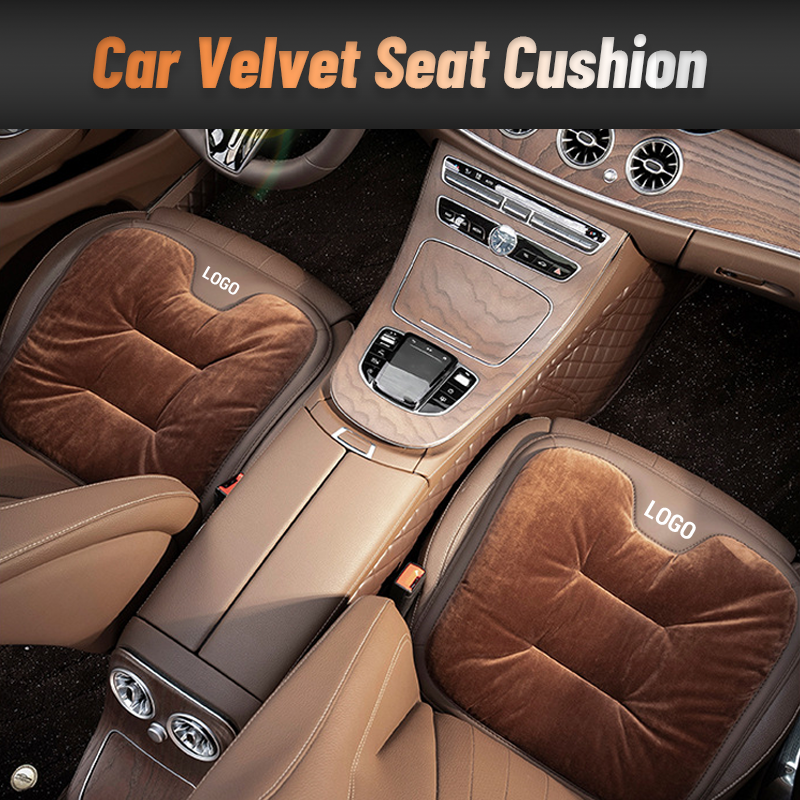 Coussin de siège de voiture en velours