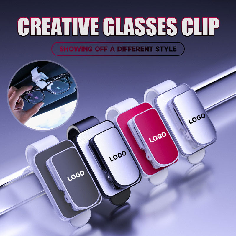 Creative glasses clip 
