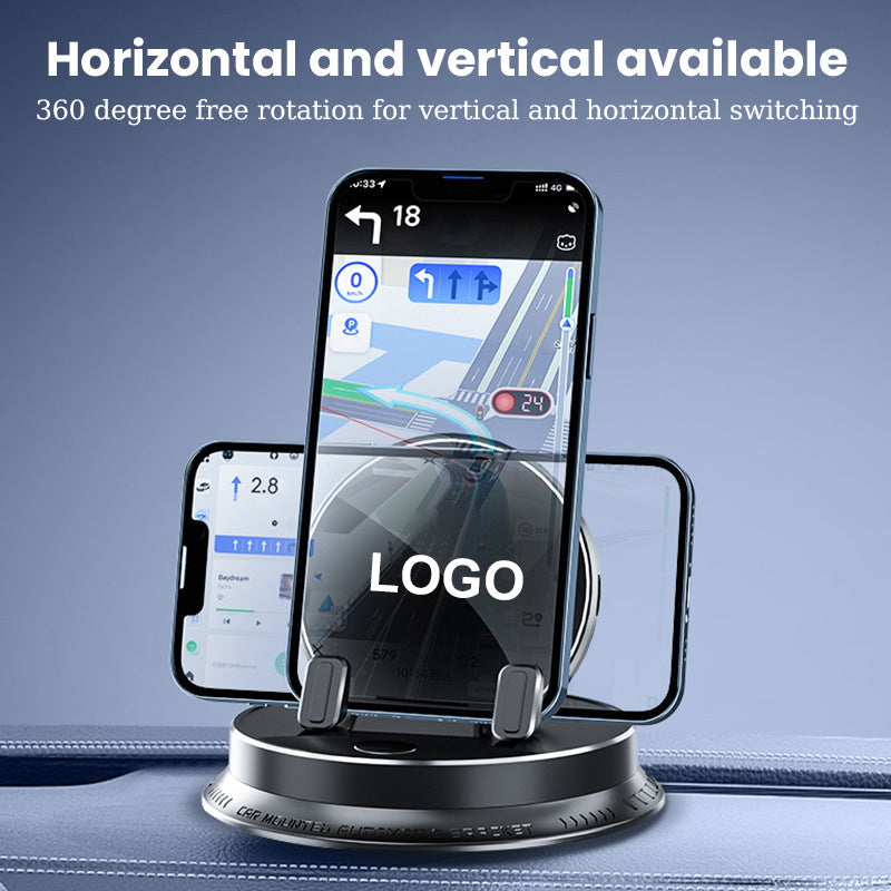 Support de téléphone portable multifonctionnel pour tableau de bord de voiture électrique avec logo