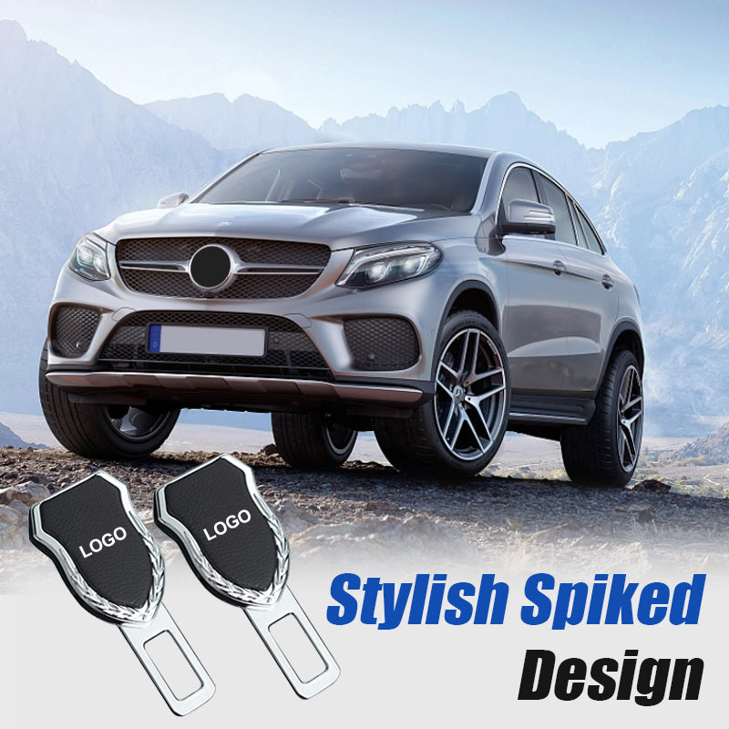 Zinc Alloy Spiked Seat Belt Extender 