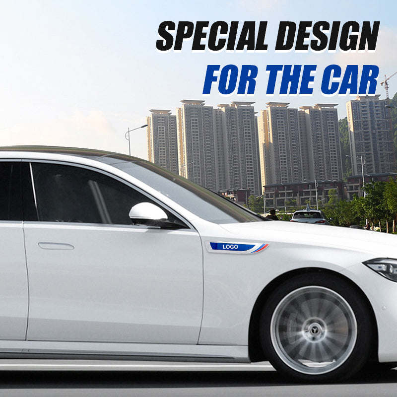3D Metal Sheet Car Decorative Sticker (One Pair) 