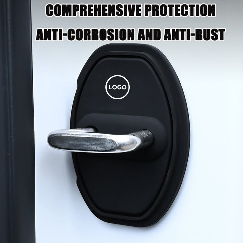 Couvercle de protection en silicone pour loquet de porte de voiture (4 pièces)