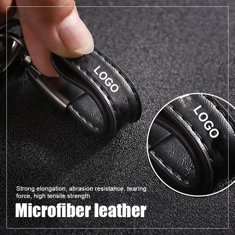 Alloy keychain with logo 