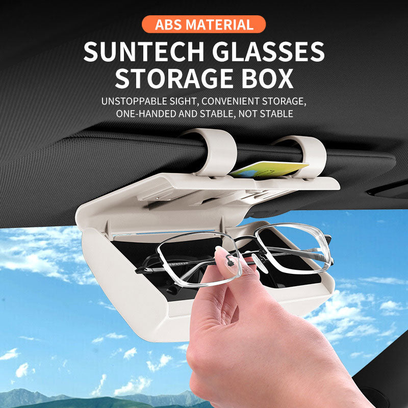 Boîte de rangement pour lunettes de voiture