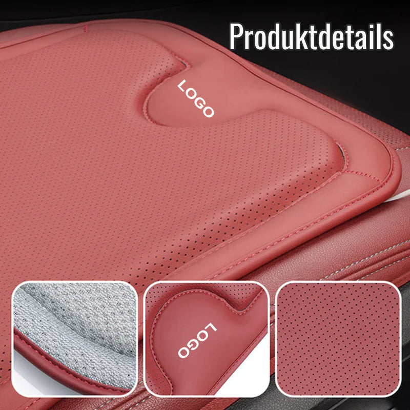 Nappa leather car seat cushion 