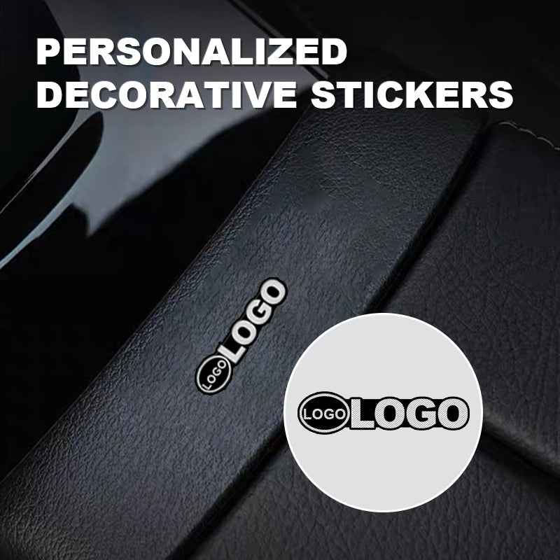 Car Interior Metal Sticker (4pcs) 