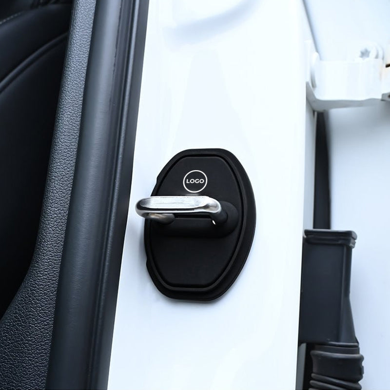 Couvercle de protection en silicone pour loquet de porte de voiture (4 pièces)