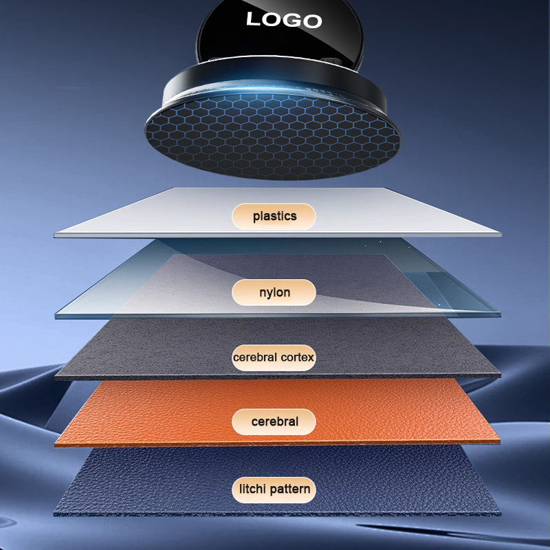 Support de téléphone portable multifonctionnel pour tableau de bord de voiture électrique avec logo