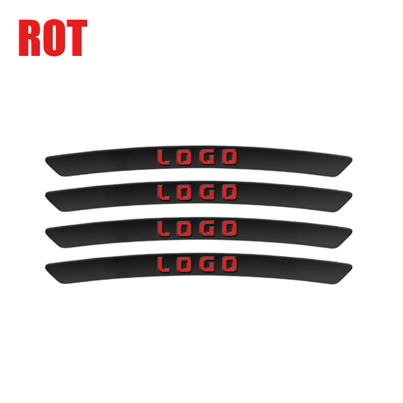 Autocollants décoratifs pour moyeu de roue de voiture (paquet de 4)