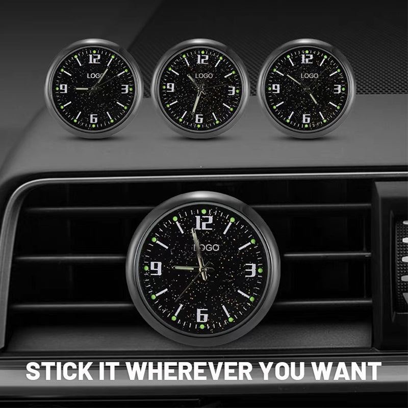Horloge à quartz ciel étoilé pour voiture haut de gamme
