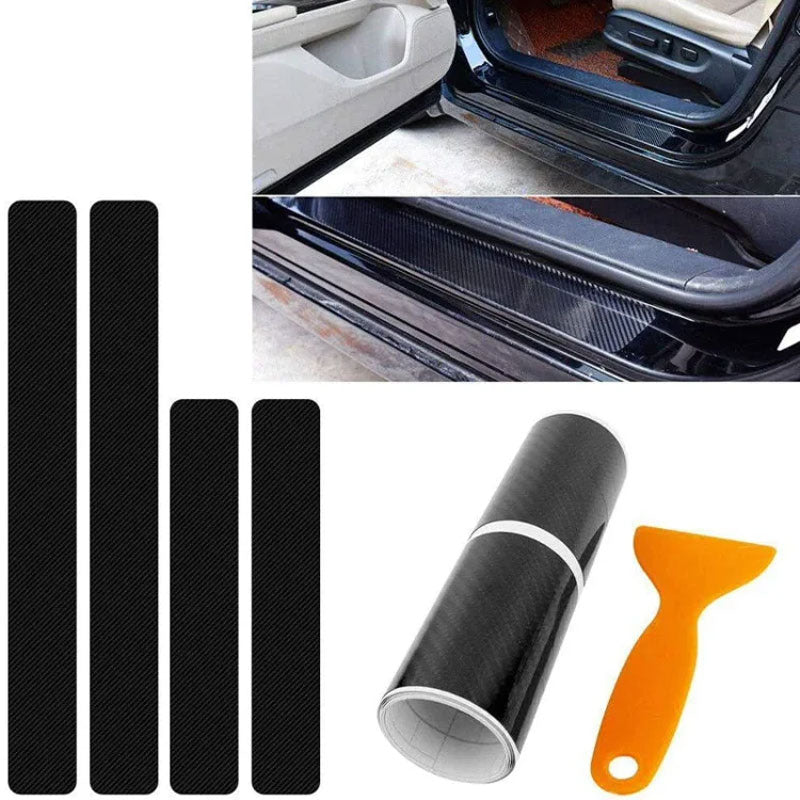 Carbon Car Door Sill Stickers(4pcs) 
