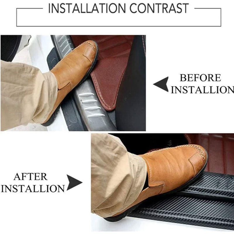 Carbon Car Door Sill Stickers(4pcs) 