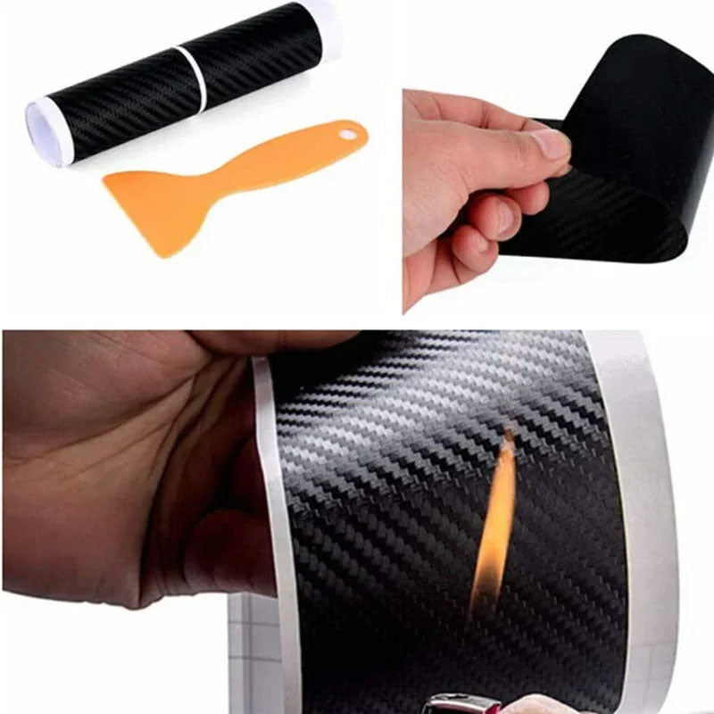 Carbon Car Door Sill Stickers(4pcs) 